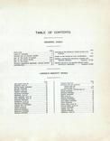 Table of Contents, Lincoln County 1918
